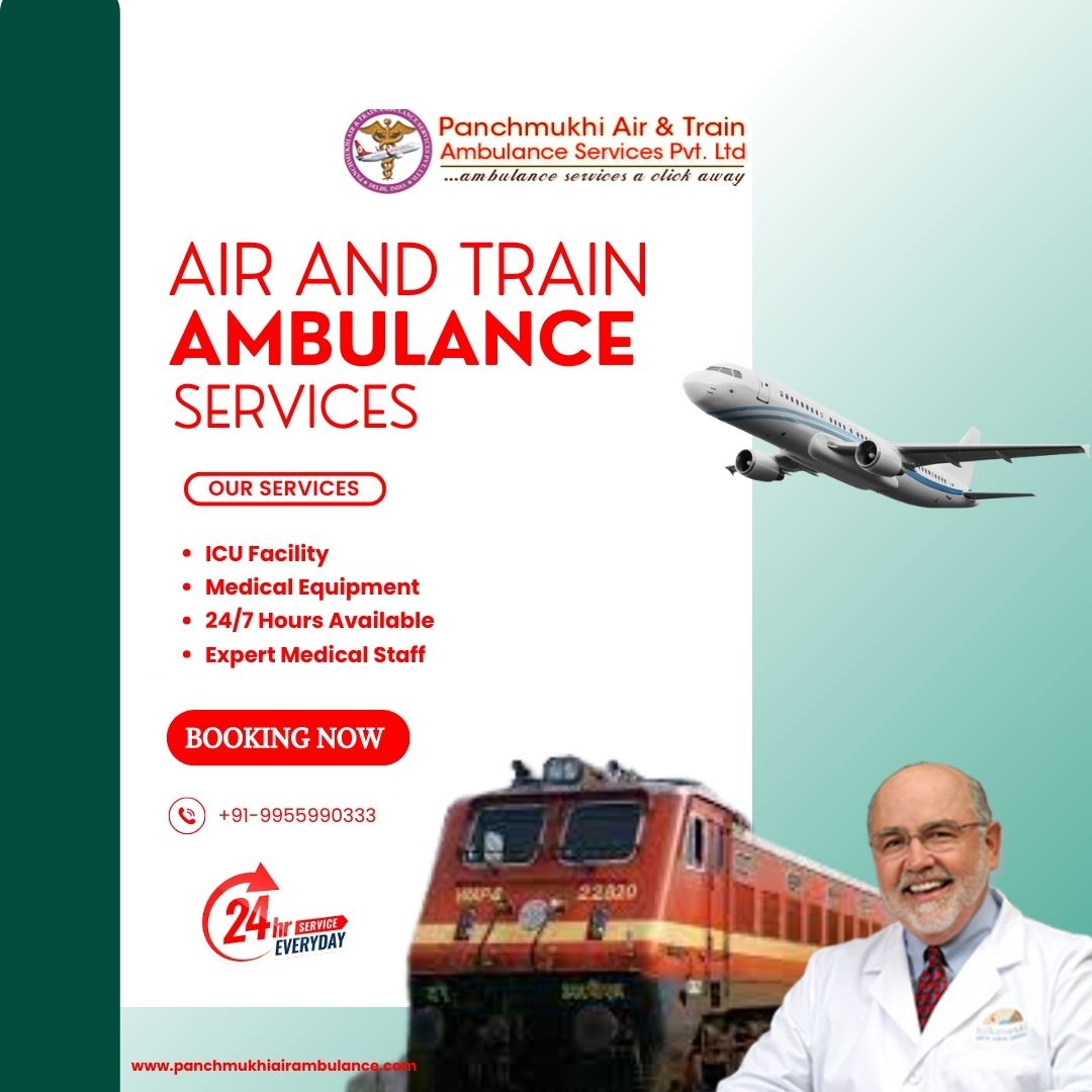 Use Hospital Facility Inside Panchmukhi Air and Train Ambulance Services in Bhubaneswar